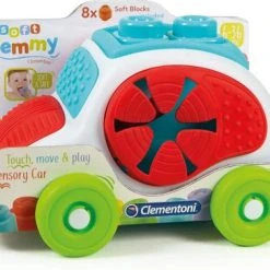 Clementoni Clemmy - Vormendoos Auto Sensory Car, Blokken, 6-36 Maanden - 17315 -Goedkope Blokken Winkel 550x377 1