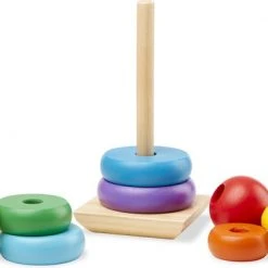 Melissa & Doug Houten Stapelaar Regenboog Kleuren 16 Melissa & Doug Houten Stapelaar Regenboog Kleuren -Goedkope Blokken Winkel 550x379 6