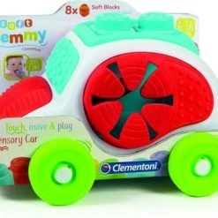 Clementoni Clemmy - Vormendoos Auto Sensory Car, Blokken, 6-36 Maanden - 17315 -Goedkope Blokken Winkel 550x380 1