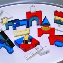 TickiT - Kristallen Bouwblokken Van Acryl + Spiegel + Kaarten (25 Stuks) -Goedkope Blokken Winkel 550x380 6