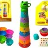 Merkloos Stapeltoren Baby Speelgoed - Met Cijfers + Kikkertje - Kleurrijke Stapelbekers - Educatief Speelgoed -Goedkope Blokken Winkel 550x381 3