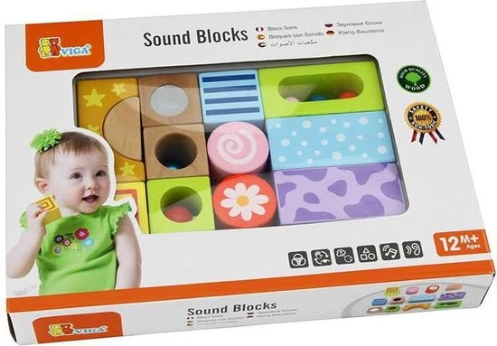 Vigatoys Babyblokken Met Geluid 4 Vigatoys Babyblokken Met Geluid - Afbeelding 2