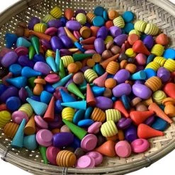 Liefbaby Mandala Houten Loose Parts Set Met Doos, Houten Sorteer Bak, Regenboog Speelfiguren 243 Stuks -Goedkope Blokken Winkel 550x383 2