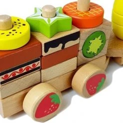 Viking Choice Houten Trein - Met Blokken - 30 Delig - 42x7,5x10 Cm -Goedkope Blokken Winkel 550x386 5