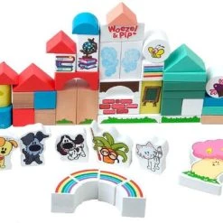 Rubo Toys Woezel En Pip Houten Blokken - Blokken - 50 Delig - Vrolijke Kleueren - Verschillende Vormen 20 Rubo Toys Woezel En Pip Houten Blokken - Blokken - 50 Delig - Vrolijke Kleueren - Verschillende Vormen -Goedkope Blokken Winkel 550x389 1