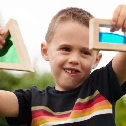 TickiT - 16 Houten Sensorische Blokken Gevuld Met Gekleurd Zand, Water En Kralen -Goedkope Blokken Winkel 550x389