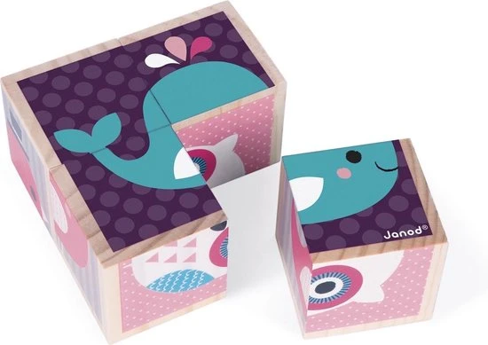 Janod Blokpuzzel Babydieren 7 Janod Blokpuzzel Babydieren - Afbeelding 5