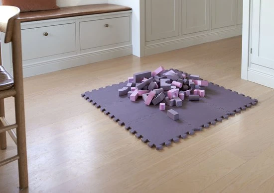 BabyDan Foam Blokken 75 Stuks In Draagtas Spring Roze 4 BabyDan Foam Blokken 75 Stuks In Draagtas Spring Roze - Afbeelding 2