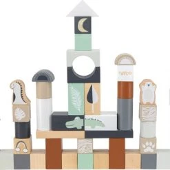 Tryco 50 Stuks Houten Blokken TR-353001