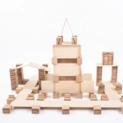 Just Blocks - Speelgoed Blokken - Medium 166 Stuks - Duurzaam Hout -Goedkope Blokken Winkel 550x393 6