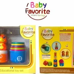 Merkloos Stapeltoren Baby Speelgoed - Letters En Cijfers + Eend - Kleurrijke Stapelbekers - Stapelbekers - Educatief Speelgoed -Goedkope Blokken Winkel 550x401 7