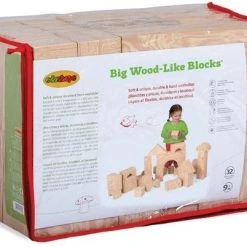 Edushape 32 Grote Hout-imitatie Blokken - 75 Mm -Goedkope Blokken Winkel 550x402 2