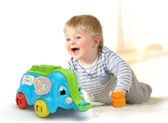 Clementoni - Bumba Elephant - Zachte Blokken 5 Clementoni - Bumba Elephant - Zachte Blokken - Afbeelding 3