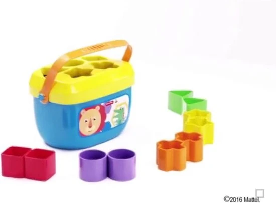 Fisher-Price Baby's Eerste Blokken Vernieuwde Editie - Blokkendoos - 10 Onderdelen 4 Fisher-Price Baby's Eerste Blokken Vernieuwde Editie - Blokkendoos - 10 Onderdelen - Afbeelding 2