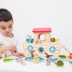 New Classic Toys Houten Ark Van Noah - Inclusief Speelfiguren -Goedkope Blokken Winkel 550x407 2