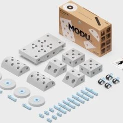 Modu Dreamer Kit - Zachte Blokken- 33 Onderdelen- Speelgoed 1 -2-3 Jaar -Mega Blocks Grijs -Blauw -Goedkope Blokken Winkel 550x409