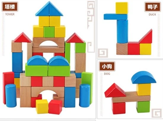 Xin Mu Cheng Houten Blokken Set - Gekleurde Houten Blokken In Een Handige Ton - Liefst 100 Stuks Van Duurzaam Hout Met Milieuvriendelijke Waterverf 5 Xin Mu Cheng Houten Blokken Set - Gekleurde Houten Blokken In Een Handige Ton - Liefst 100 Stuks Van Duurzaam Hout Met Milieuvriendelijke Waterverf - Afbeelding 3