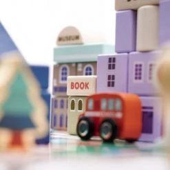 Merkloos Blokken Speelgoed Met Speelmat - 135 Stuks - Educatieve Houten Blokken - Speelgoed - Stadspuzzel - Ontwikkelingsspeelgoed - Stimuleert Motoriek En Creativiteit -Goedkope Blokken Winkel 550x412 29