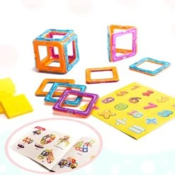 IKONKA Magnetic Toys Magnetische Bouwblokken - Magnetisch Speelgoed - 40 Onderdelen - Vanaf 3 Jaar -Goedkope Blokken Winkel 550x412 4