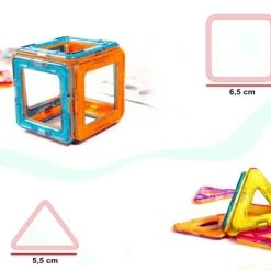 IKONKA Magnetic Toys Magnetische Bouwblokken - Magnetisch Speelgoed - 71 Onderdelen - Vanaf 3 Jaar -Goedkope Blokken Winkel 550x412 7