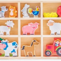 New Classic Toys Boerderij Dieren In Houten Box -Goedkope Blokken Winkel 550x413 2