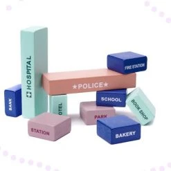 OZM TOY Blokken Speelgoed Met Speelmat - Educatieve Houten Blokken - Speelgoed - 160 Stuks - Blokken Speelset - Ontwikkelingsspeelgoed - Stimuleert Motoriek En Creativiteit -Goedkope Blokken Winkel 550x413 9