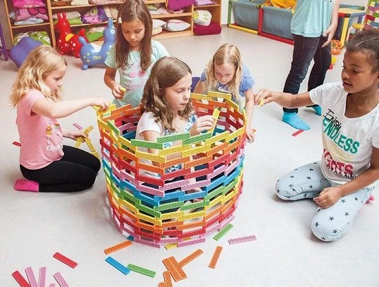 Maxomorra Bioblo Big Box - 340 Eco Bouwblokken 6 Maxomorra Bioblo Big Box - 340 Eco Bouwblokken - Afbeelding 4