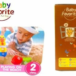 Merkloos Stapeltoren Baby Speelgoed - Letters En Cijfers + Eend - Kleurrijke Stapelbekers - Stapelbekers - Educatief Speelgoed -Goedkope Blokken Winkel 550x420 6