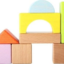 Small Foot Company Small Foot - Klassieke Houten Bouwblokken - Houten Speelgoed - Stapelblokken - Vanaf 1 Jaar -Goedkope Blokken Winkel 550x427 4