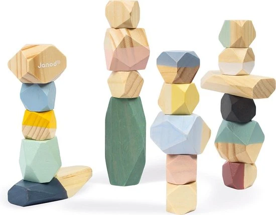 Janod Sweet Cocoon - Stapelstenen 7 Janod Sweet Cocoon - Stapelstenen - Afbeelding 5