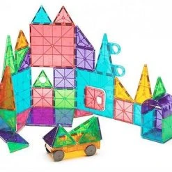 Magna-Tiles Magna Tiles - 48 Stuks Deluxe Clear Colors - Constructiespeelgoed -Goedkope Blokken Winkel 550x432