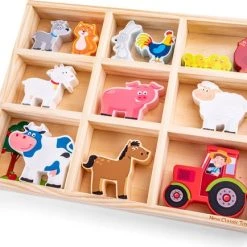 New Classic Toys Boerderij Dieren In Houten Box -Goedkope Blokken Winkel 550x434