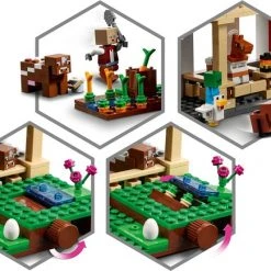 LEGO Minecraft 21187 De Rode Schuur -Goedkope Blokken Winkel 550x435