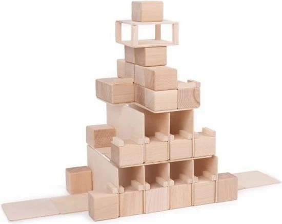 Just Blocks Houten Blokken SMALL PACK 74 Stuks 19 Just Blocks Houten Blokken SMALL PACK 74 Stuks - Afbeelding 17