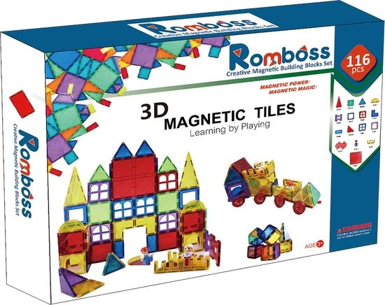 Polaza® Magnetische Speelgoed - Magnetische Bouwblokken - Magnetisch Speelgoed Bouwblokken 12 Polaza® Magnetische Speelgoed - Magnetische Bouwblokken - Magnetisch Speelgoed Bouwblokken - Afbeelding 10