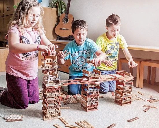 Maxomorra Bioblo Big Box - 340 Eco Bouwblokken 9 Maxomorra Bioblo Big Box - 340 Eco Bouwblokken - Afbeelding 7