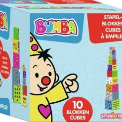 Bumba Stapelblokken - 10 Blokken In Karton - Totale Hoogte 100 Cm