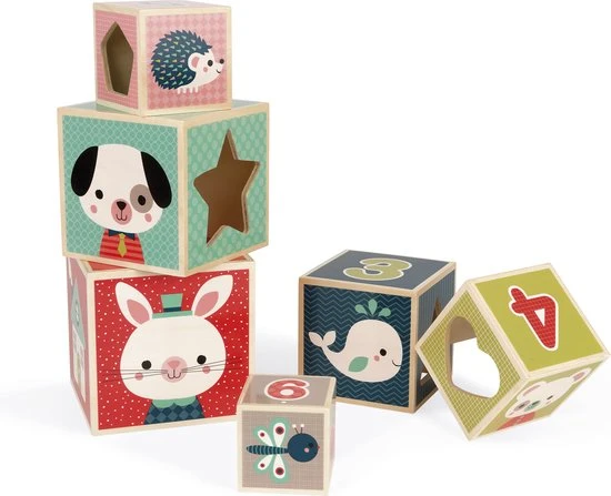 Janod Stapeltoren Blokken 9 Janod Stapeltoren Blokken - Afbeelding 7