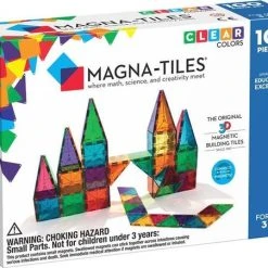 Magna-Tiles Magna Tiles - 100 Stuks Clear Colors - Constructiespeelgoed -Goedkope Blokken Winkel 550x451 1