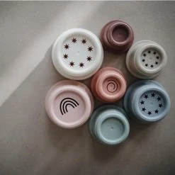 Mushie - Stapeltoren - Stapeltorens - Retro 45 Mushie - Stapeltoren - Stapeltorens - Retro -Goedkope Blokken Winkel 550x452