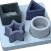 Merkloos Major Products Geometrie Puzzel Siliconen - Baby Puzzel - Peuterspeelgoed - Kinderspeelgoed - Educatief Speelgoed - Vormen Puzzel - Blauw - Kindvriendelijke Silicone -Goedkope Blokken Winkel 550x452 4