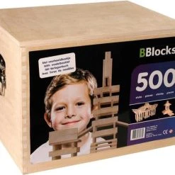 Bblocks In Houten Kist - 500 Stuks