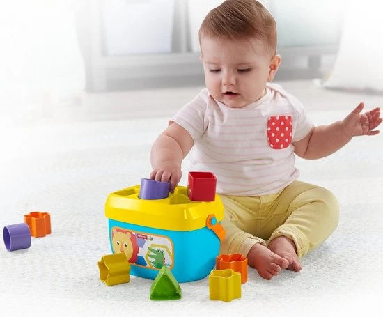 Fisher-Price Baby's Eerste Blokken Vernieuwde Editie - Blokkendoos - 10 Onderdelen 11 Fisher-Price Baby's Eerste Blokken Vernieuwde Editie - Blokkendoos - 10 Onderdelen - Afbeelding 9