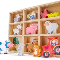 New Classic Toys Boerderij Dieren In Houten Box