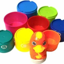 Merkloos Stapeltoren Baby Speelgoed - Letters En Cijfers + Eend - Kleurrijke Stapelbekers - Stapelbekers - Educatief Speelgoed -Goedkope Blokken Winkel 550x457 4