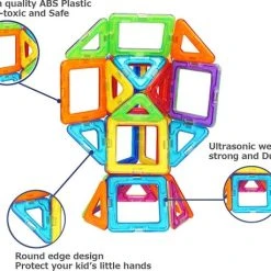 Fyse Magnetische Bouwstenen Set Voor Kinderen 78 Stuks, Magnetische Tegels Constructie STEM Magneten Speelgoed Kinderen -Goedkope Blokken Winkel 550x458 2