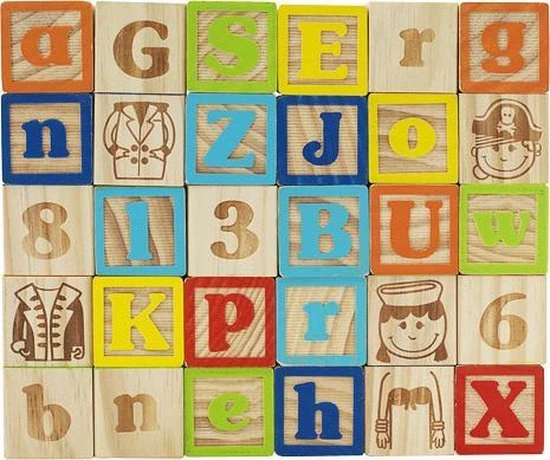 Imaginarium Cuboland - Houten Blokken Voor Baby - 30 Stuks 4 Imaginarium Cuboland - Houten Blokken Voor Baby - 30 Stuks - Afbeelding 2