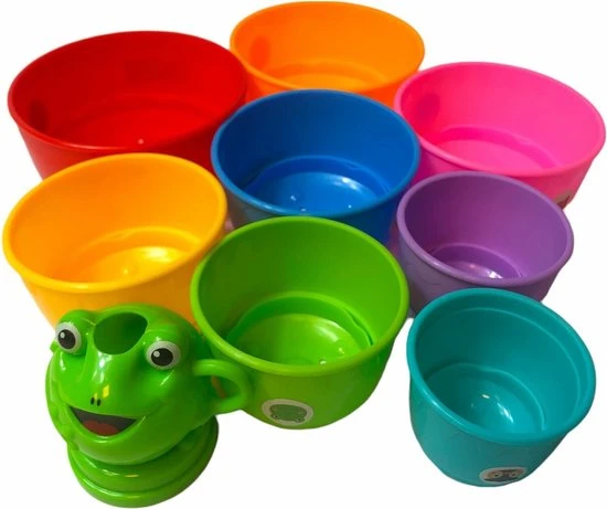 Merkloos Stapeltoren Baby Speelgoed - Met Cijfers + Kikkertje - Kleurrijke Stapelbekers - Educatief Speelgoed 10 Merkloos Stapeltoren Baby Speelgoed - Met Cijfers + Kikkertje - Kleurrijke Stapelbekers - Educatief Speelgoed - Afbeelding 8