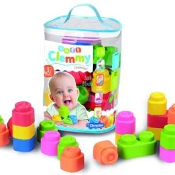 Clementoni Clemmy - Clemmy Baby 48 Stukjes, Kunststof Blokken, 6-36 Maanden - 17134