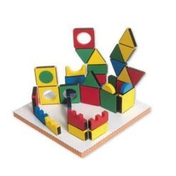 Edushape Magische Vormen - Met Bord - 54 Stuks -Goedkope Blokken Winkel 550x464 4